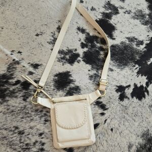 HOBO Cream Crossbody Bag